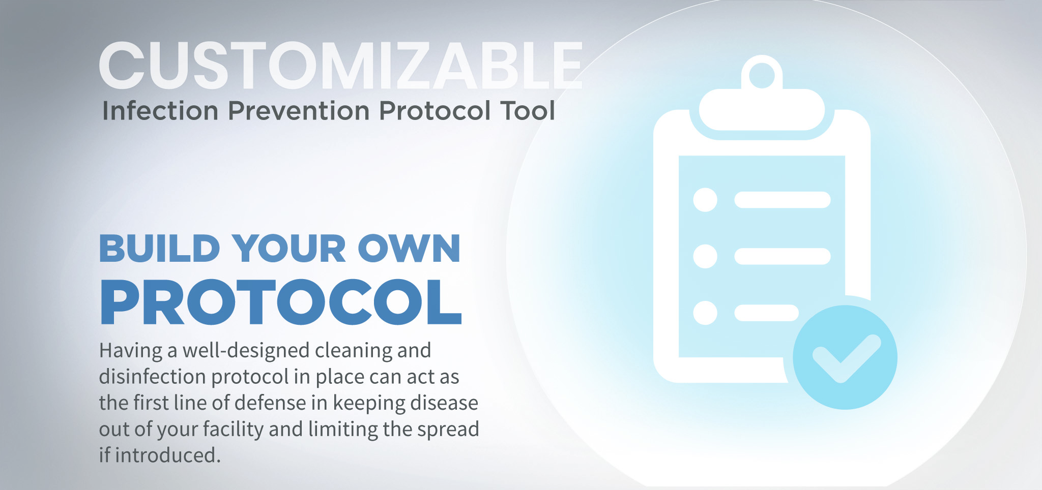 Customizable Infection Prevention Protocol Tool
